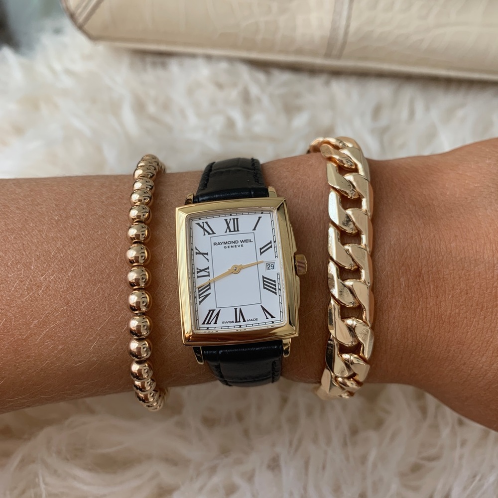 Toccata Ladies Gold Quartz Leather Watch